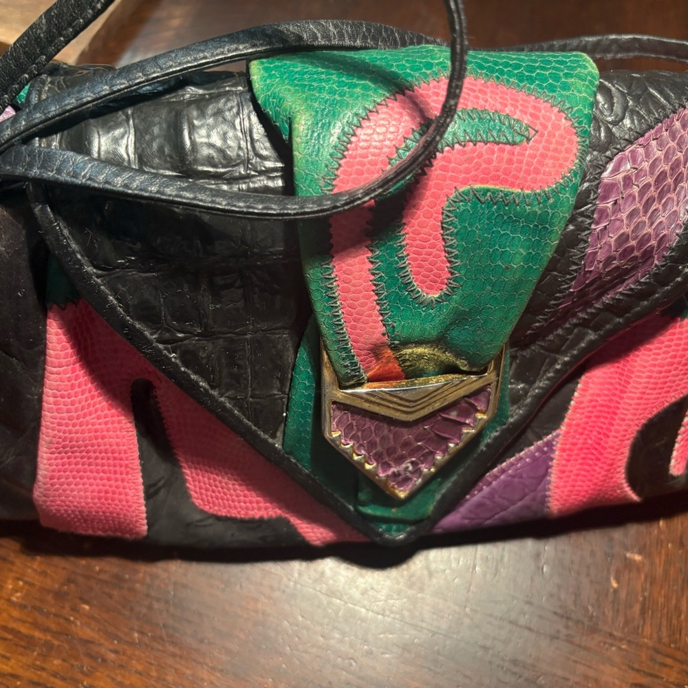 Multicolor leather Designer Italian Women's Bag